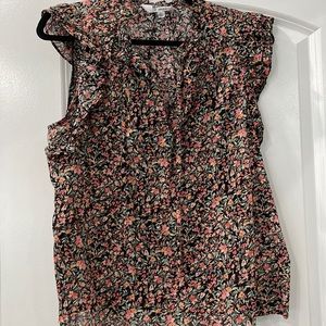 Floral tank blouse